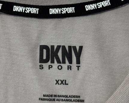 DKNY Sport Grey Logo Graphic T-Shirt