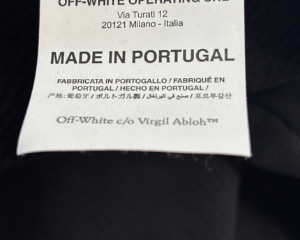Off-White Black Exactly the Opposite Graphic Hoodie