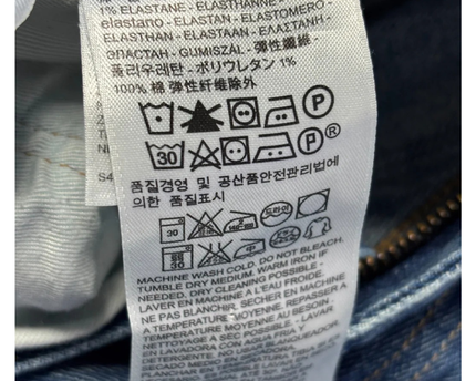 Levi's 511 Blue White Oak Cone Denim Slim Fit Jeans