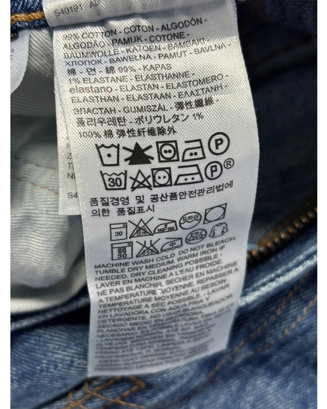 Levi's 511 Blue White Oak Cone Denim Slim Fit Jeans