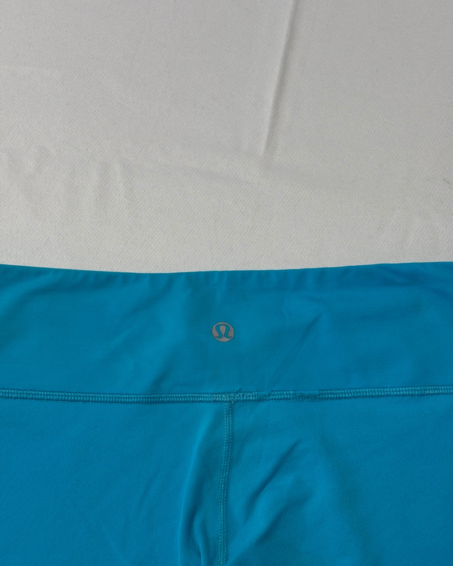 Lululemon Sportswear Blue Cropped Colorblock Leggings