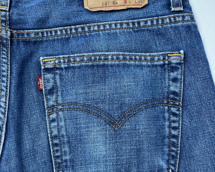 Levi's Classic Straight Leg Blue Jeans