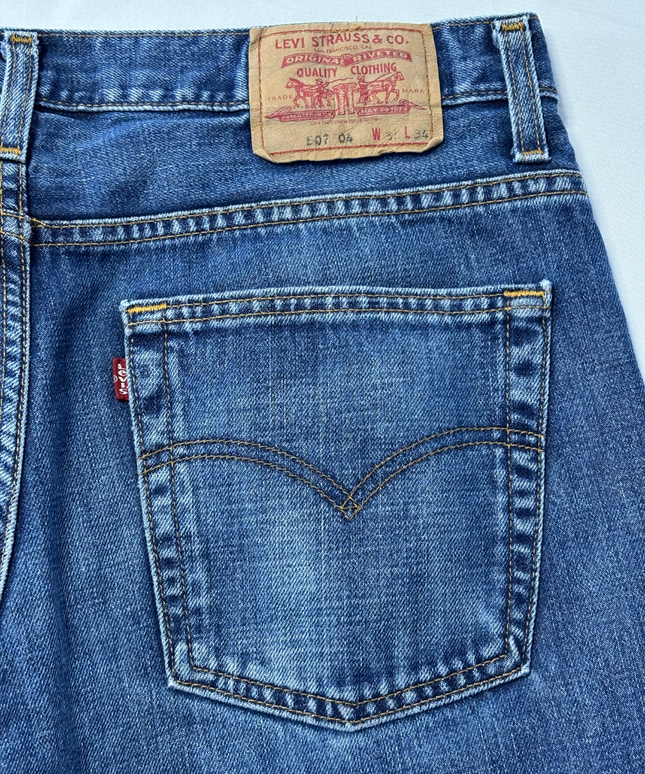 Levi's Classic Straight Leg Blue Jeans