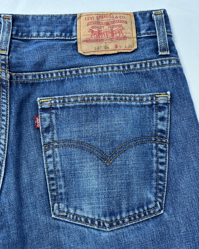 Levi's Classic Straight Leg Blue Jeans