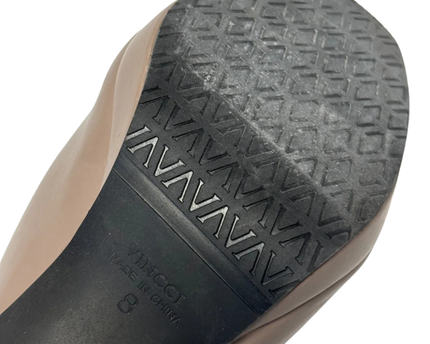 Vincci Tan Clear Heel Mules