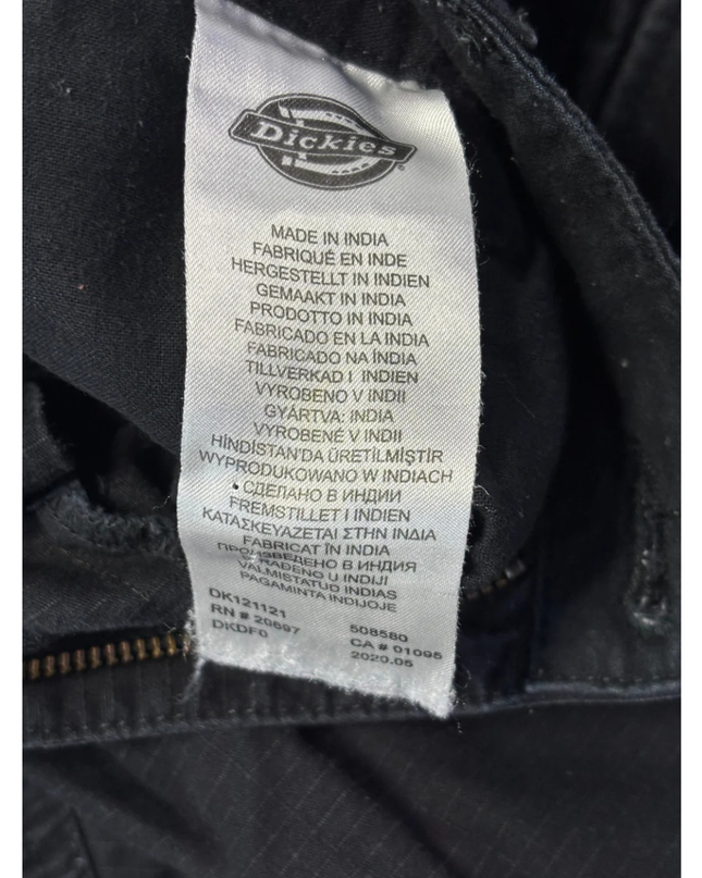Dickies Black Ripstop Cargo Work Pants