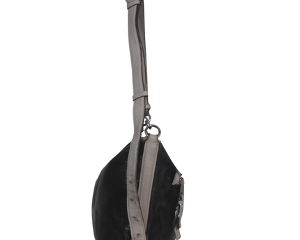 Coach Black Pebbled Leather Hobo Shoulder Bag