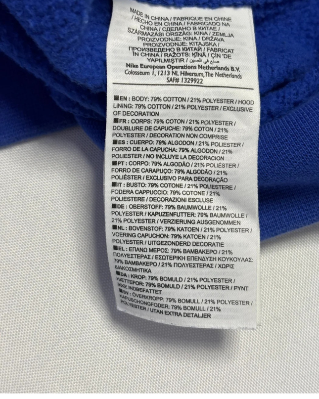Nike Blue Sportswear Air Graphic Hoodie