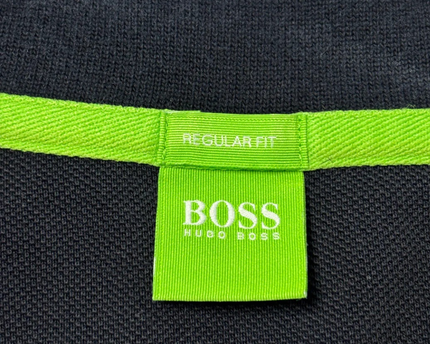 Hugo Boss Navy Blue Regular Fit Cotton Polo Shirt