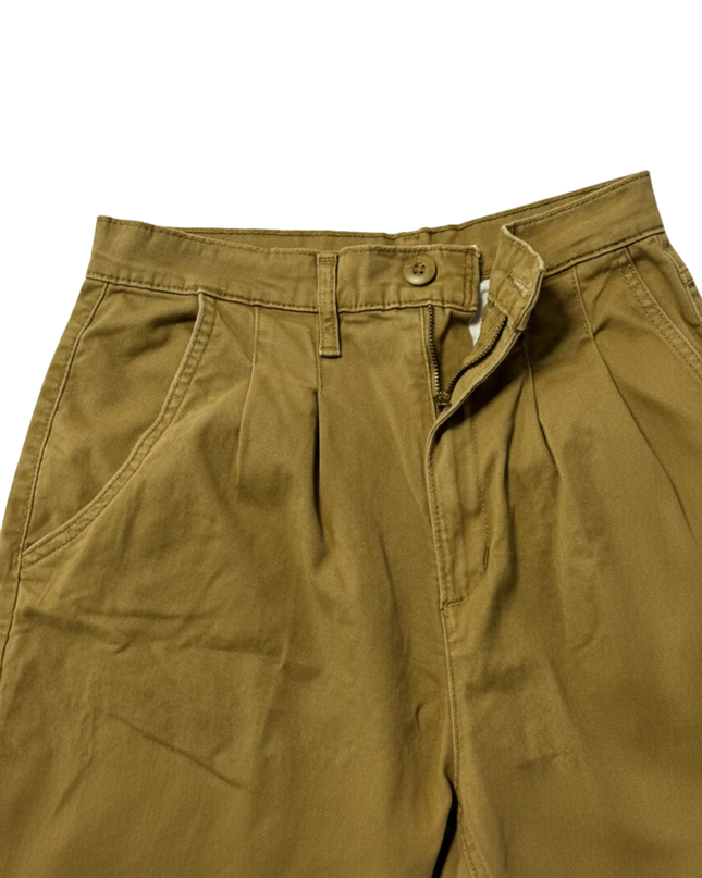 Levi's Tan Pleated Balloon Leg Pants