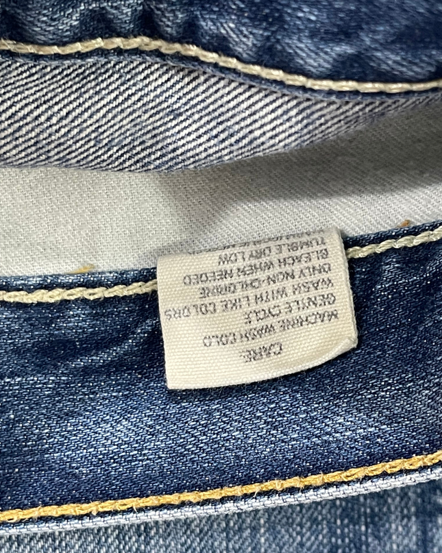 Polo Ralph Lauren Blue Faded Straight Leg Jeans