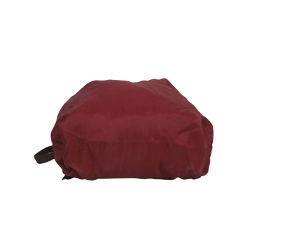 Longchamp Red Le Pliage Nylon & Leather Backpack