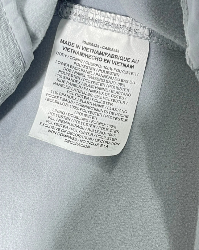 Nike Grey Lightweight Puffer Running Vest