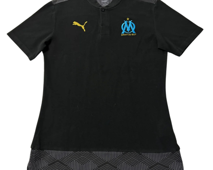 Puma Black Marseille OM Sports Polo Shirt