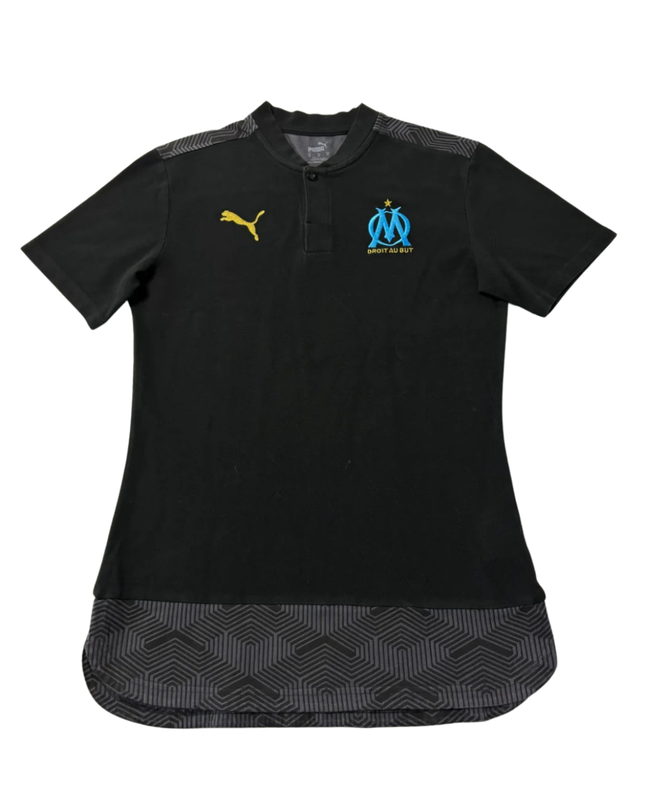 Puma Black Marseille OM Sports Polo Shirt