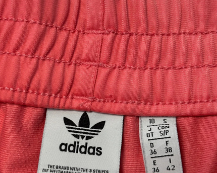 Adidas Pink 3-Stripe Athletic Shorts