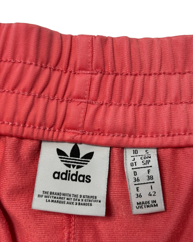 Adidas Pink 3-Stripe Athletic Shorts