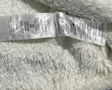 Patagonia Cream High-Pile Fleece Quarter-Zip Sweatshirt