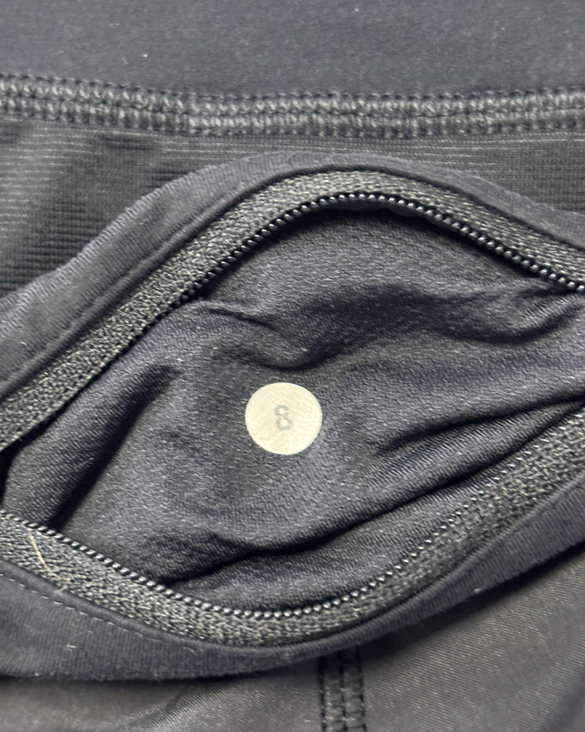 Lululemon Black High-Performance Athletic Shorts