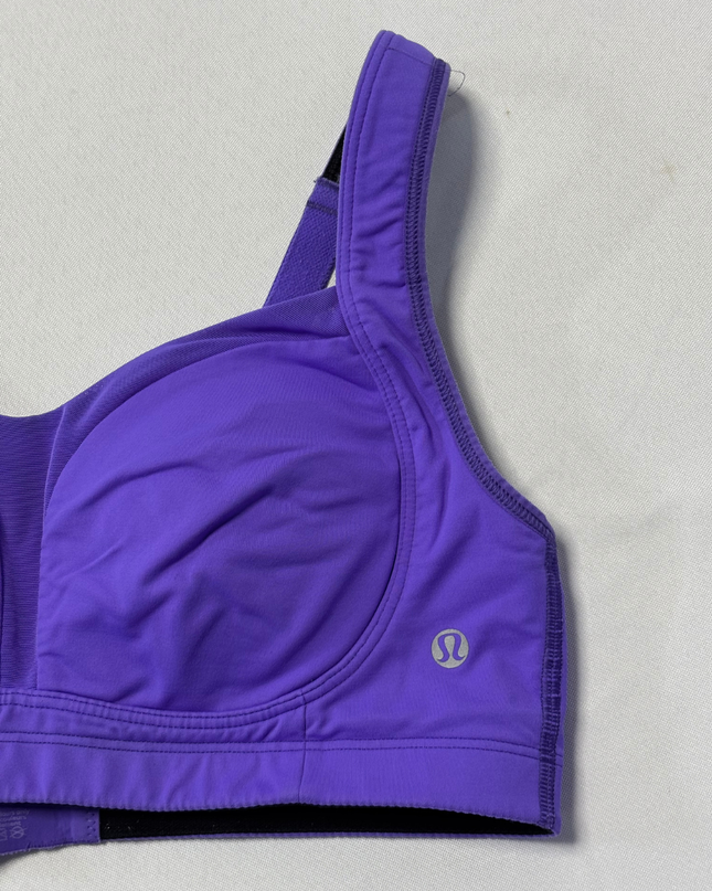 Lululemon Purple High Support Molded Cup Sports Bra
