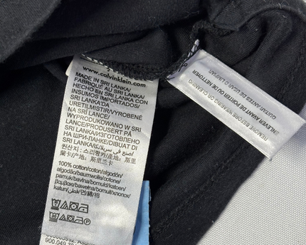 Calvin Klein Black Short Sleeve Polo Shirt