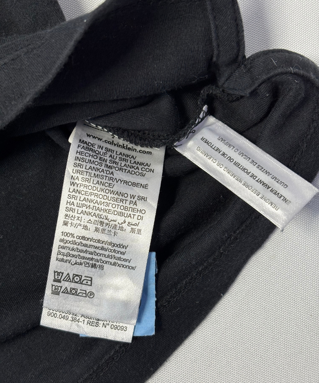 Calvin Klein Black Short Sleeve Polo Shirt
