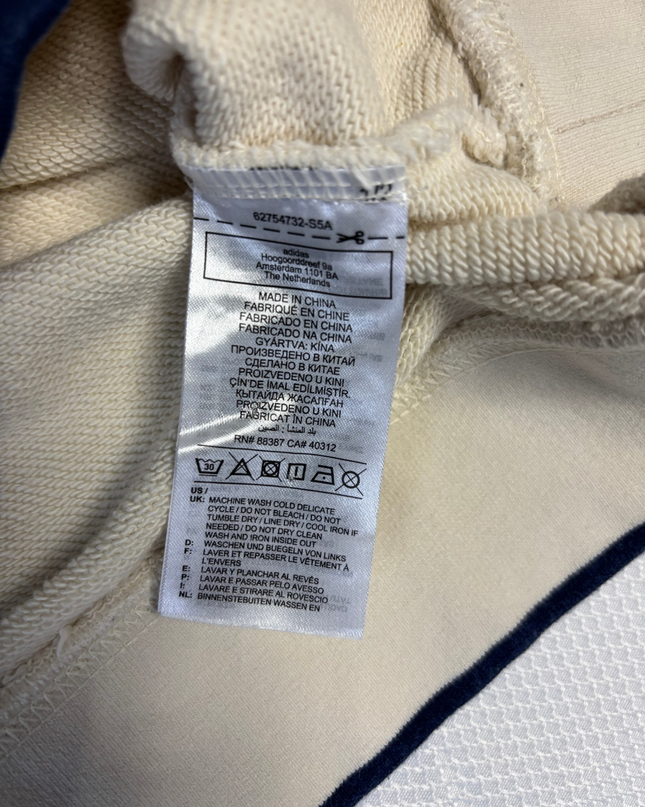 Adidas Cream Graphic Crewneck Sweatshirt