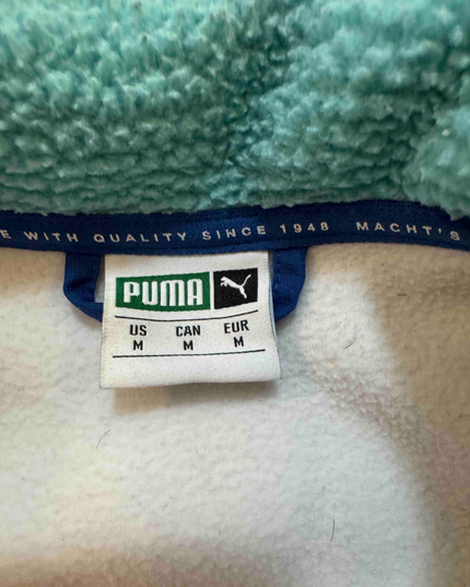 Puma Trail Against The Odds Colorblock Sherpa Fleece Jacket - L