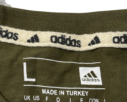 Adidas Olive Camo Logo T-Shirt W/Tags