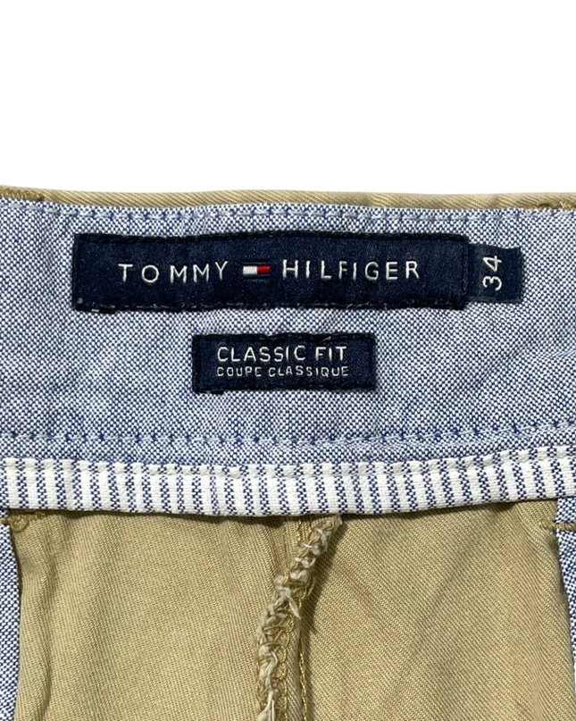 Tommy Hilfiger Beige Classic Fit Chino Shorts