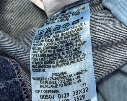 Levi's 501 Straight Leg Blue Jeans