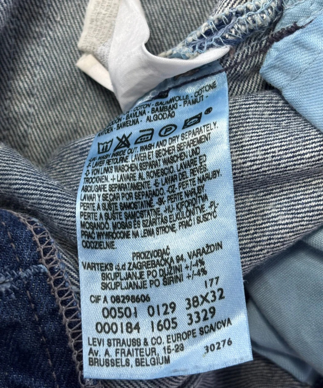 Levi's 501 Straight Leg Blue Jeans
