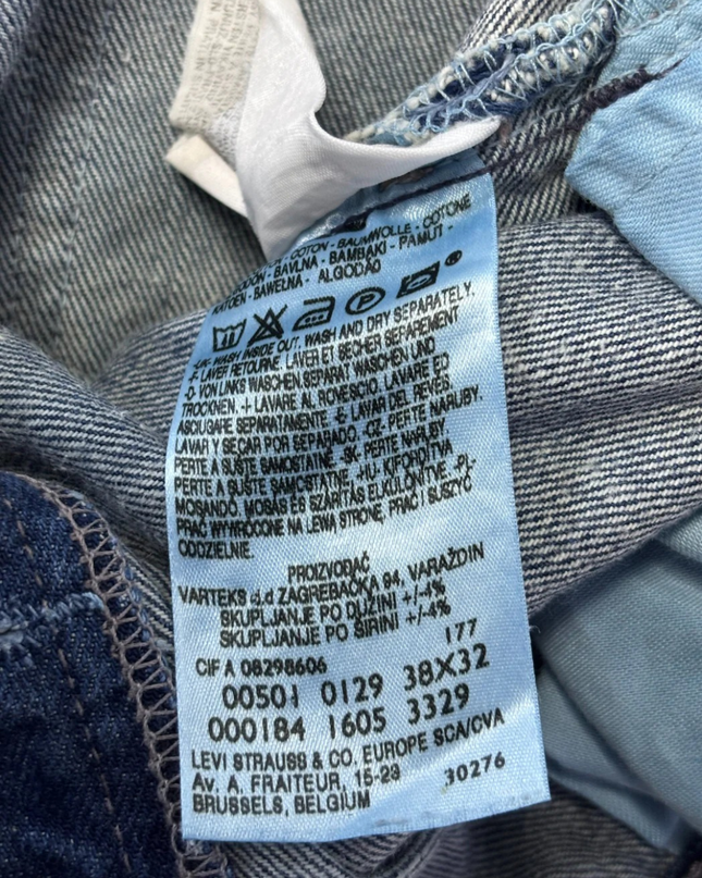 Levi's 501 Straight Leg Blue Jeans
