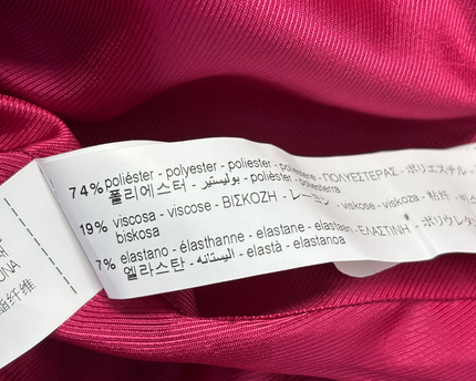 Zara Pink Satin Lapel Tailored Blazer