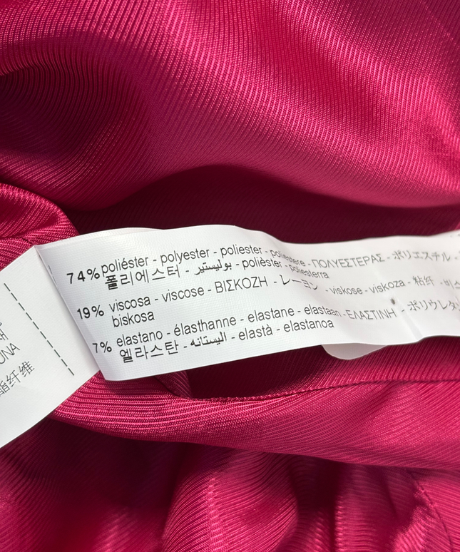 Zara Pink Satin Lapel Tailored Blazer