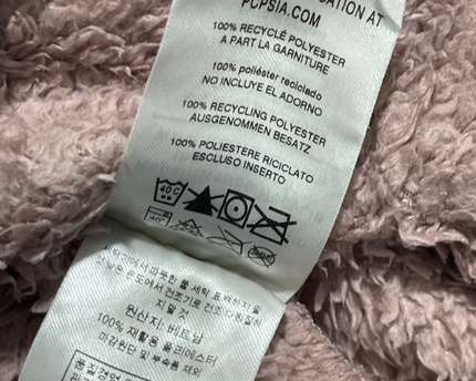 Patagonia Dusty Rose High-Pile Fleece 1/4 Zip Sweatshirt