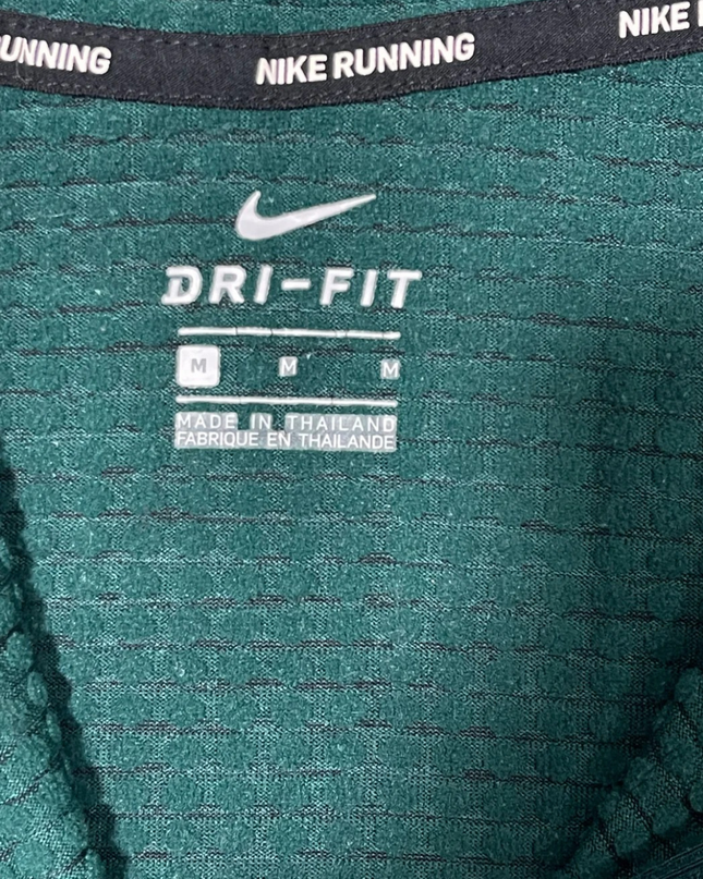 Nike Green Running Dri-FIT Full-Zip Hooded Sports Jacket