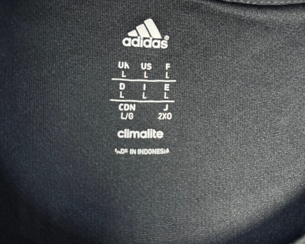 Adidas Black Climalite Running Sports T-Shirt