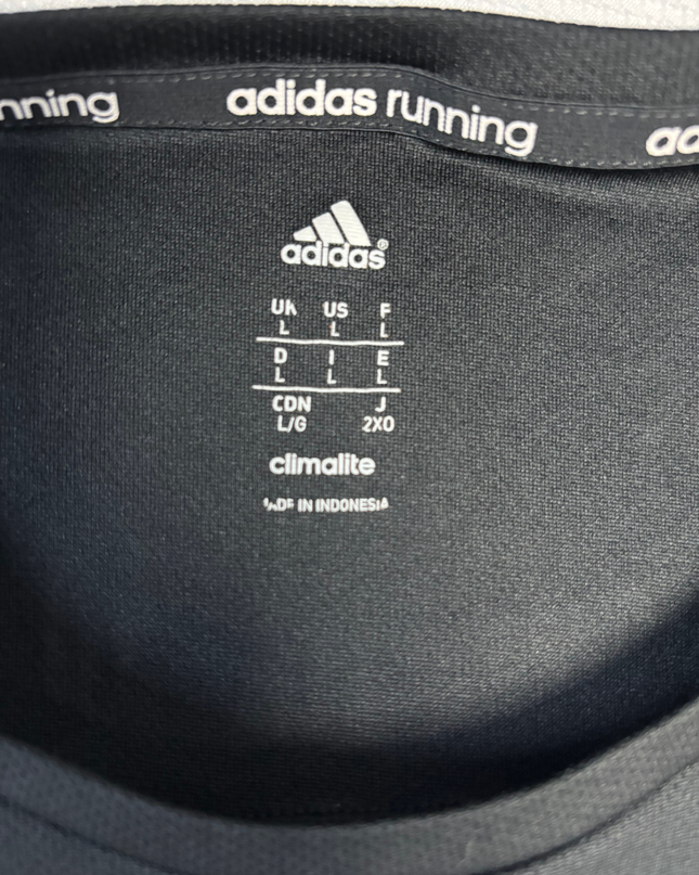 Adidas Black Climalite Running Sports T-Shirt