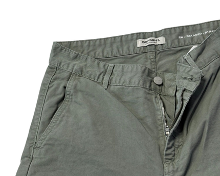 Carhartt WIP Green Pierce Straight Leg Utility Pants