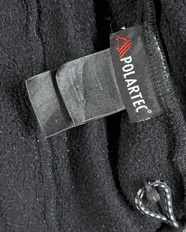 The North Face Black Polartec Fleece Zip-Up Jacket