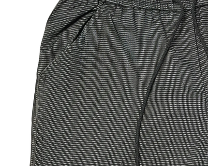 MANGO Grey Textured Drawstring Trousers