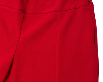 INC International Concepts Vibrant Red Dramatic Flare Leg Pants