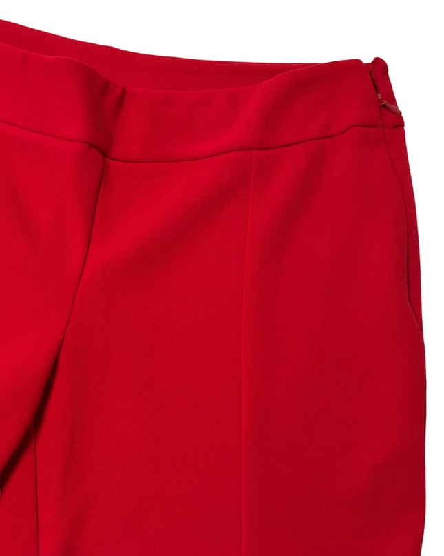 INC International Concepts Vibrant Red Dramatic Flare Leg Pants