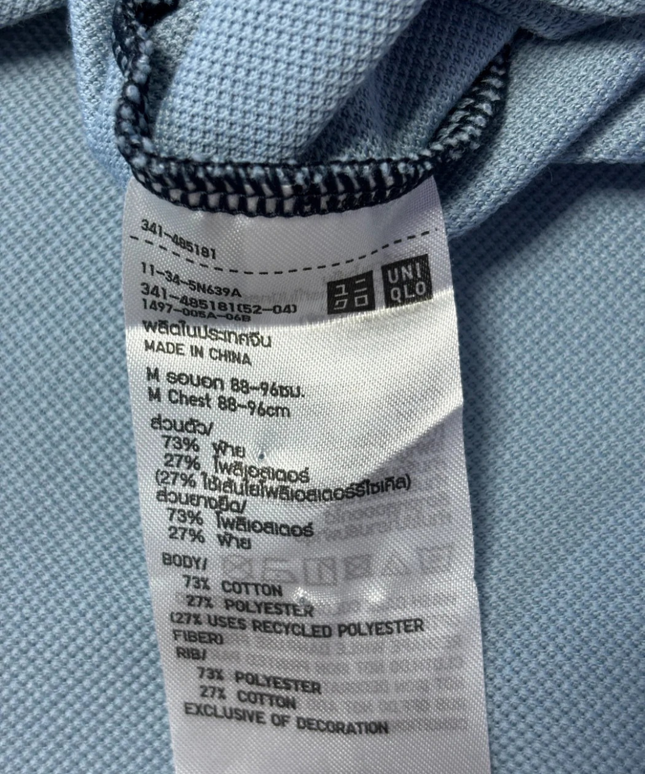 Uniqlo x JW Anderson Navy and Light Blue Gradient Stripe Polo Shirt