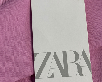 Zara Pink Cropped Single Button Blazer / W Tags
