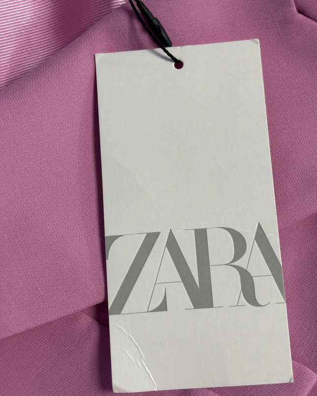 Zara Pink Cropped Single Button Blazer / W Tags