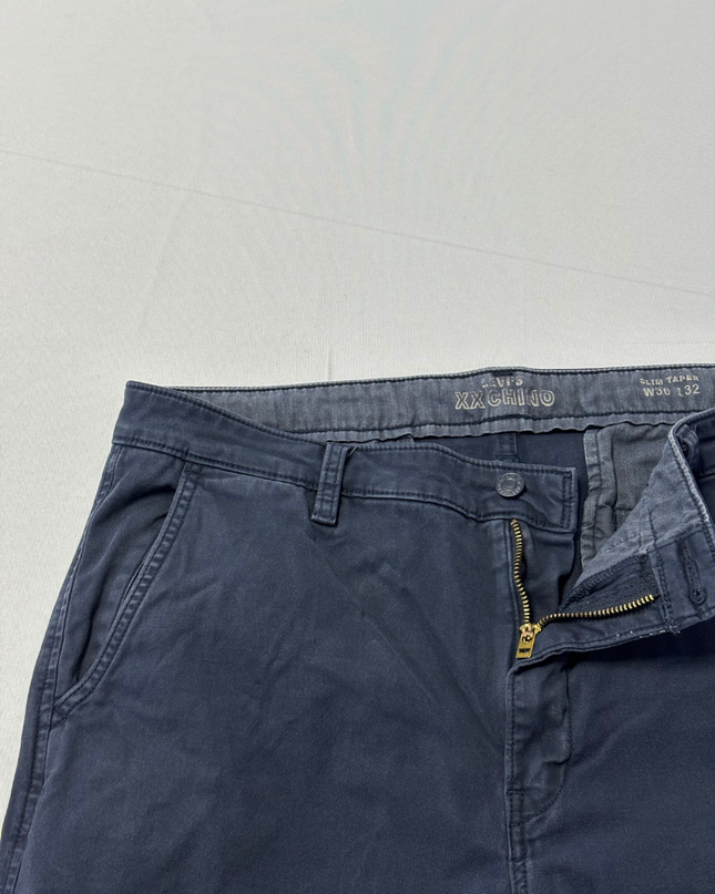 Levi's Navy Blue XX Chino Slim Taper Pants