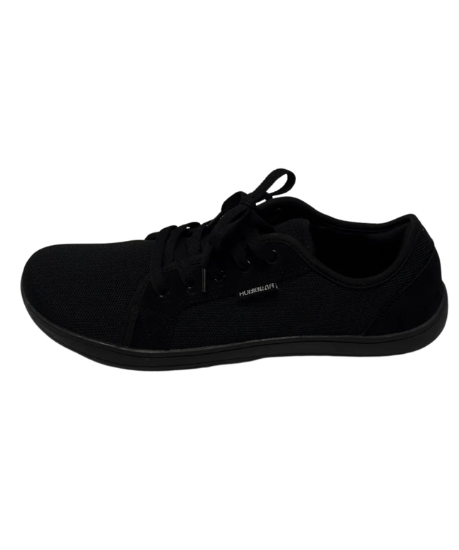 HUBIBEAR Black Mesh Low-Top Sneakers