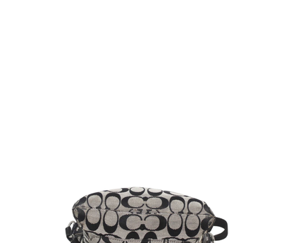Coach Black Signature Jacquard Crossbody Bag